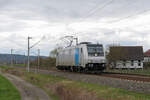 Railpool/IGE 186 681 Lz am 13.04.2021 in Etzelbach.