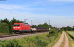 185 101-3 mit dem EZ 45003 (Mannheim Rbf-Chiasso Smistamento) bei Köndringen 16.6.21