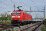 DB Lok 185 089-0 durchfährt am 13.09.2022 den Bahnhof Pratteln.