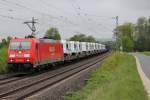 185 299-5 DB Schenker Rail bei Staffelstein am 06.05.2012.