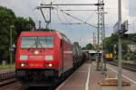 185 247-4 DB Schenker Rail in Hochstadt/ Marktzeuln am 01.06.2012.