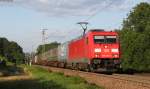 185 382-9 mit einem KLV Zug bei Bad Bellingen 7.7.12