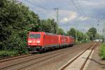 185 320-9 + 185 280-5 + 151 016-3 als Lokzug in Düsseldorf-Oberbilk am 29.07.2012