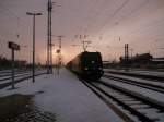 Am 14.03.2013 fuhr 185 545 mit einem Kesselzug durch Stendal in Richtung Magdeburg.