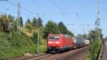 185 063-5 mit einem KV Zug bei Hattenheim 1.8.13