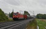 Am 18.09.13 fuhr 185 348-0 mit einen gemischten Güterzug Richtung Gemünden.