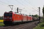 185 061+185 168+185 3xx+185 369+gemischtem Güterzug am 4.5.13 in Menden.