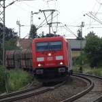 DB Schenker Rail 185 255-7 und 185 xxx-x mit Kohlezug am 23.07.14 bei Walluf