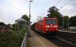 185 179-9 DB  kommt durch Kohlscheid mit einem langen gemischten Güterzug aus Osnabrück nach Kortenberg-Goederen(B) und fährt die Kohlscheider-Rampe hoch nach Aachen-West ujnd