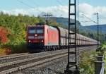 185 001-5 Güterzug durch Bonn-Beuel - 14.10.2014