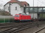 DB Schenker Rail 185 204-5 mit Güterzug am 30.10.14 in Mainz Bischofsheim Rbf