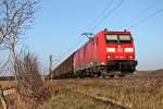 Am 08.03.2014 hatte die 185 199-7 die Ehre einen Redbullzug aus Bremerhaven bis an die Schweizer Grenze zubringen.