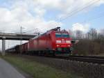 DB Schenker Rail 185 147-6 am 25.02.15 in Ladenburg