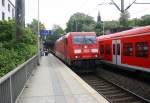 185 344-9 DB kommt aus Richtung Köln,Aachen-Hbf und fährt durch Aachen-Schanz mit einem Kurzen  Stahlplattenzug aus Richtung Köln und fährt in Richtung Aachen-West.