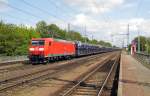 Am 13.05.2015 kam die 185 197-1 von der DB aus Richtung Magdeburg nach Niederndodeleben und fuhr weiter in Richtung Braunschweig .