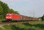 185 250 mit EZ 44912 (Linz Vbf–Nürnberg Rbf) am 19.05.2014 zwischen Undorf und Deuerling