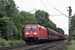 185 269-8 DB mit einem Ganzzug - Streckenabschnitt: Nauheim / Mainz-Bischofsheim - 11.06.2015