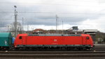 185 284-7 DB fährt mit einem Coilzug aus Kinkempois(B) nach Landshut(D)  bei der Ausfahrt aus Aachen-West und fährt in Richtung