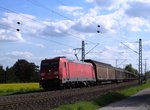 DB Cargo 185 228-4 mit Güterzug am 04.05.16 bei Walluf