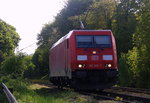 185 302-7 DB kommt von einer Schubhilfe vom Gemmenicher Tunnel zurück nach Aachen-West.