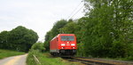 185 314-2  DB kommt von einer Schubhilfe vom Gemmenicher Tunnel zurück nach Aachen-West.