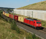 DB Cargo 185 278-9 mit Güterzug am 18.08.16 bei Neuhof (Hessen/Fulda)
