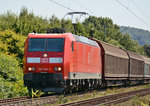 185 043-7 Güterzug durch Bonn-Beuel 17.08.2016