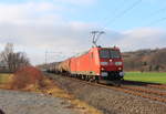 185 069-2 DB Cargo bei Küps am 16.12.2016.