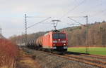 185 069-2 DB Cargo bei Oberlangenstadt am 16.12.2016.