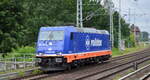 Raildox GmbH & Co. KG, Erfurt [D] mit  185 419-9  [NVR-Nummer: 91 80 6185 419-9 D-RDX] am 19.08.21 Berlin Buch.