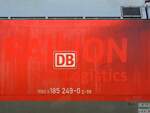 DB,  Reingewaschen  von RAILION und Logistics, sogesehen auf/an der der 185 249-0; 221006