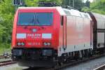 185 273-0 DB Schenker Rail abgestellt in Hochstadt/ Marktzeuln am 18.05.2012.