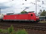 DB Schenker Rail 185 112-0 am 14.06.14 in Koblenz Lützel von einen Öffentlichen Fotopunkt aus Fotografiert