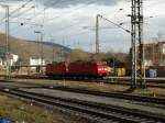 DB Schenker Rail 185 159-1 und 185 xxx-x am 27.03.15 in Heidelberg Hbf 