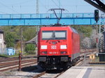 185 210 als Lz nach Mukran,am 08.Mai 2016,in Bergen/Rügen.