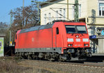 185 340-7 vor Güterzug durch Bonn-Oberkassel - 16.02.2016