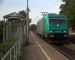 185 610-3 von Rurtalbahn kommt als Lokzug aus Herzogenrath nach Aachen-West und fährt die Kohlscheider-Rampe hoch aus Richtung Herzogenrath und fährt durch Kohlscheid in Richtung