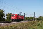 Am Nachmittag des 12.09.2018 fuhr ATLU/RHC 2062 (185 604-6) als Lokzug in Richtung Basel, als sie bei Hügelheim durchs Markgräflerland fuhr.