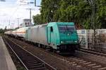 Am 24 September 2020 durchfahrt 185 614 mit ein Kesselwagenzug Köln Süd.