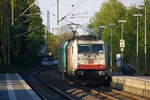 Ein Nachschuss von der 186 150 und 145 CL-005 beide  von Crossrail kammen als Lokzug aus Aachen-West nach Krefeld-Hbf und durchfuhren Erkelenz in Richtung Rheydt.