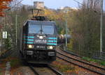 186 293-7 von Lineas kommt durch Aachen-Schanz mit einem Kurzen Kesselzug aus Antwerpen-BASF(B) nach Ludwigshafen-BASF(D) und kommt aus Richtung Aachen-West und fährt in Richtung