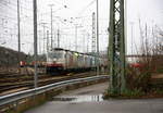 186 150 von Crossrail steht abgestellt in Aachen-West.
Aufgenommen in Aachen-West. 
Bei Regenwetter am Nachmittag vom 1.1.2018.