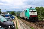 E 186 210  In Bingen, Linke-Rheinstrecke  Am 09.06.2018