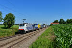 186 441 mit DGS 41851 am 19.07.2016 bei Hilperting.