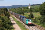 186 209-3 mit dem DGS 43525 (Zeebrugge Ramskapelle-Piacenza) bei Denzlingen 23.7.20