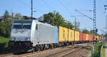 METRANS Rail s.r.o., Praha [CZ] mit der Railpool Lok  186 429-7   [NVR-Nummer: 91 80 6186 429-7 D-Rpool] und Containerzug am 15.09.20 Dresden-Stetzsch.