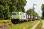 Captrain 186 157-4 in Boisheim, Juni 2021.