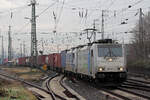 Rpool 186 421-4 mit 186 426-3 unterwegs für RTB Cargo in Hamm(Westfl.) 23.12.2021