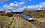 186 457 mit DGS 40679 am 25.02.2022 bei Seestetten.