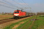 Belgiën  Lok 186331 DBC mit leeren Wasserzug in Lokeren  7/3/2024